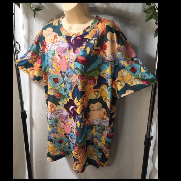 *Pokemon* Men’s Size XL (unisex) tee in light pastels. EBgames Nintendo - Picture 9 of 9